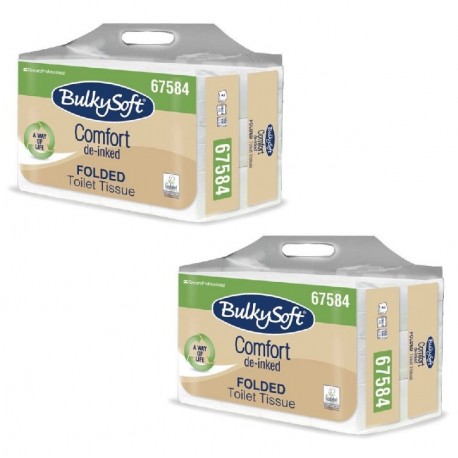 BULKYSOFT 12000 FOGLI DI CARTA IGIENICA INTERFOGLIATA MONOUSO