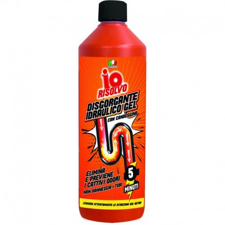   IO RISOLVO DISGORGANTE IDRAULICO GEL CON CANDEGGINA 1 LT