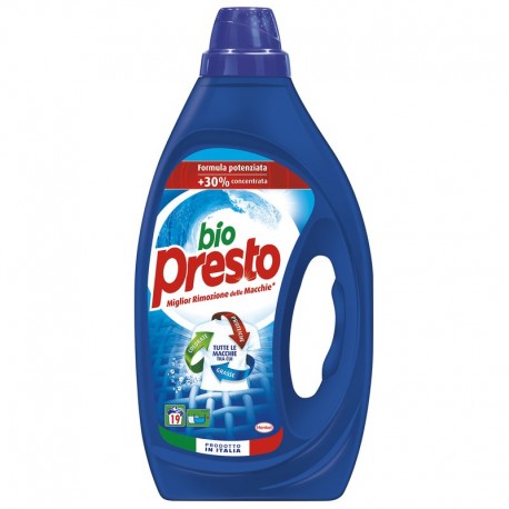 BIO PRESTO LIQUIDO LAVATRICE 19 LAVAGGI BLU CLASSICO