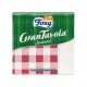 FOXY GRAN TAVOLA 43 TOVAGLIOLI 33X33 2 VELI CARTA SCOZZESE ASSORTITI